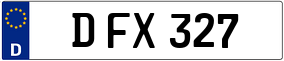 Truck License Plate